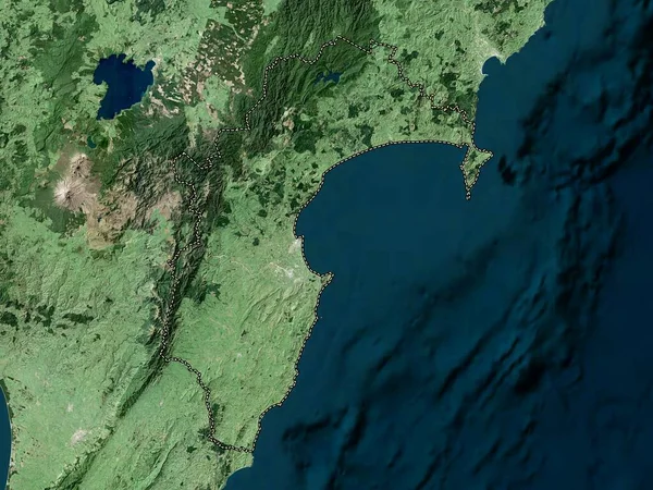 Hawke Bay Consiglio Regionale Della Nuova Zelanda Mappa Satellitare Bassa — Foto Stock