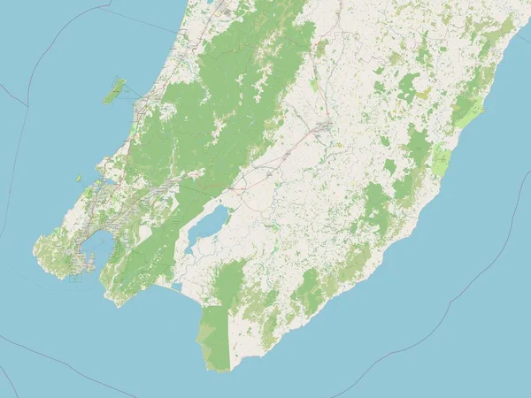 stock image Wellington, regional council of New Zealand. Open Street Map