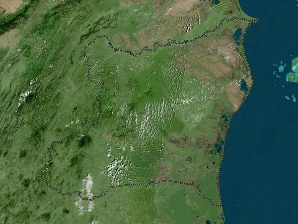 Atlantico Norte Regione Autonoma Del Nicaragua Mappa Satellitare Alta Risoluzione — Foto Stock