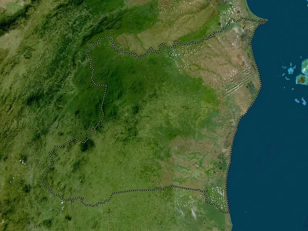 Atlantico Norte Autonoma Regionen Nicaragua Lågupplöst Satellitkarta — Stockfoto