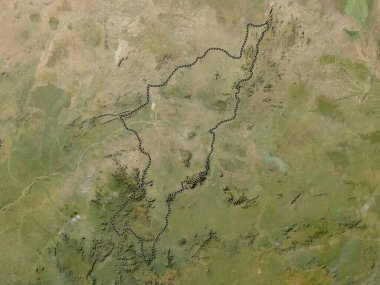 Adamawa, Nijerya Eyaleti. Düşük çözünürlüklü uydu haritası