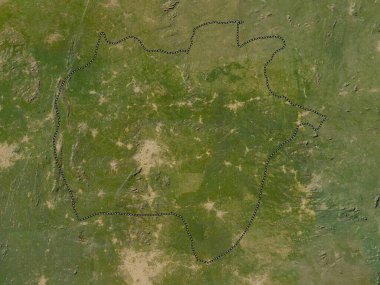 Ekiti, Nijerya eyaleti. Düşük çözünürlüklü uydu haritası