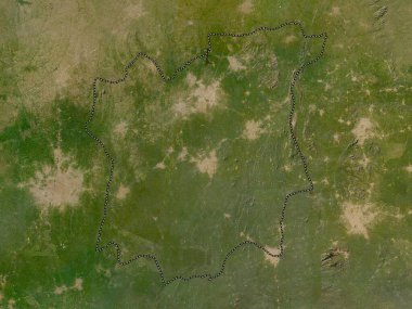 Osun, Nijerya Eyaleti. Düşük çözünürlüklü uydu haritası