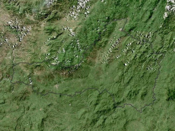 Nueva Segovia Departamento Nicarágua Mapa Satélite Alta Resolução — Fotografia de Stock