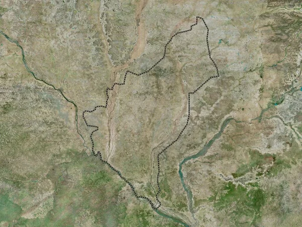 Dosso Departamento Níger Mapa Satélite Alta Resolución — Foto de Stock
