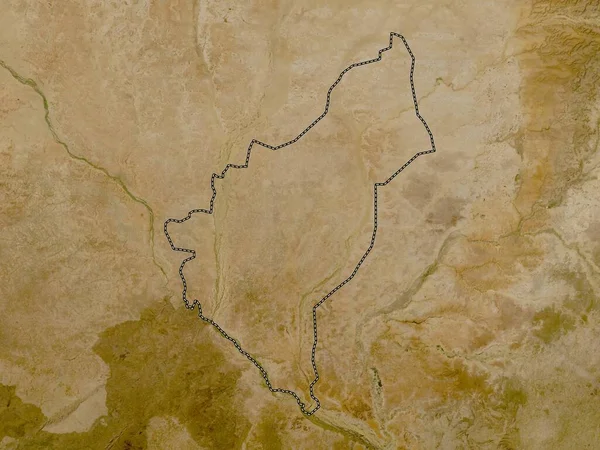 Dosso Departement Niger Satellietkaart Met Lage Resolutie — Stockfoto