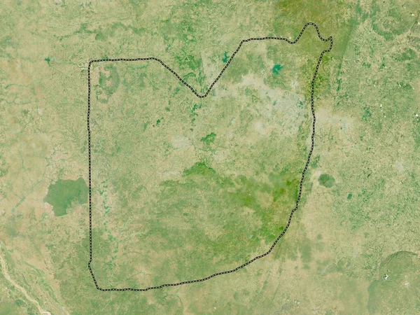 Abuja Territorio Capital Federal Nigeria Mapa Satélite Alta Resolución — Foto de Stock