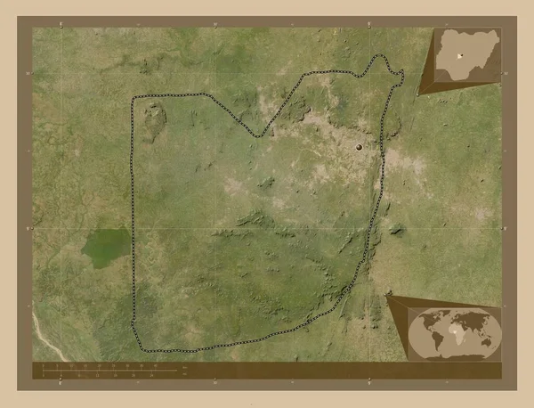 Abuja Ομοσπονδιακή Πρωτεύουσα Έδαφος Της Νιγηρίας Δορυφορικός Χάρτης Χαμηλής Ανάλυσης — Φωτογραφία Αρχείου