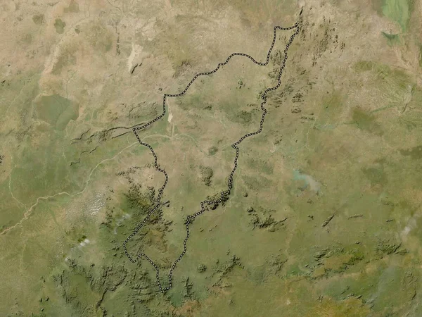 Adamawa Estado Nigeria Mapa Satelital Baja Resolución — Foto de Stock