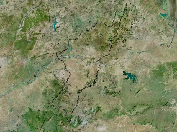 Adamawa Delstaten Nigeria Högupplöst Satellitkarta — Stockfoto