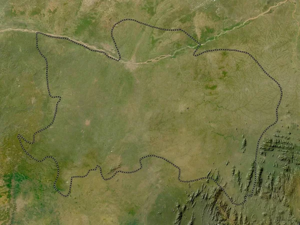 Benue Delstaten Nigeria Lågupplöst Satellitkarta — Stockfoto