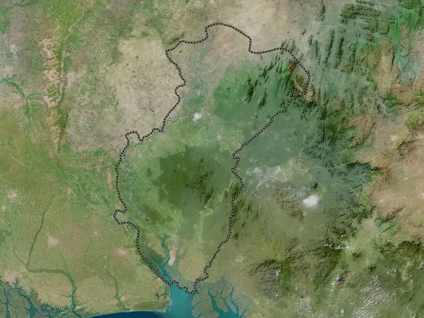 Cross River Estado Nigeria Mapa Satélite Alta Resolución —  Fotos de Stock