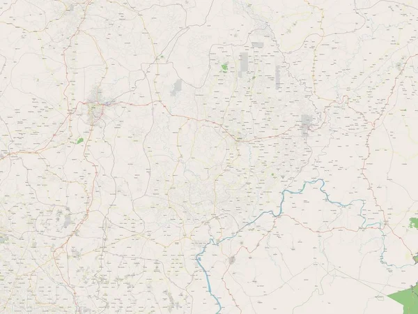エボニ ナイジェリアの州 オープンストリートマップ — ストック写真