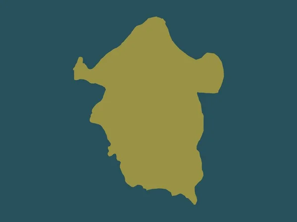 ナイジェリアのエングー州 単色形状 — ストック写真