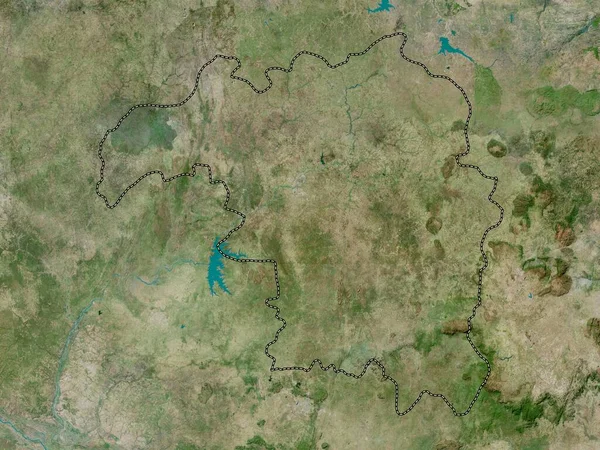 Kaduna Estado Nigeria Mapa Satélite Alta Resolución — Foto de Stock