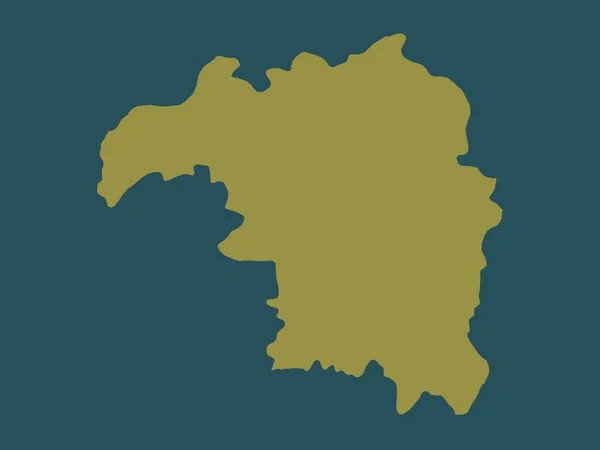 カドゥナ ナイジェリアの州 単色形状 — ストック写真