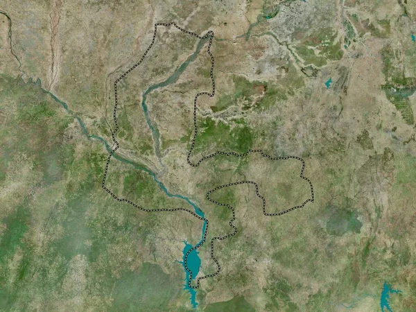 Kebbi Staat Nigeria Satellietkaart Met Hoge Resolutie — Stockfoto