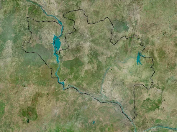Níger Estado Nigéria Mapa Satélite Alta Resolução — Fotografia de Stock