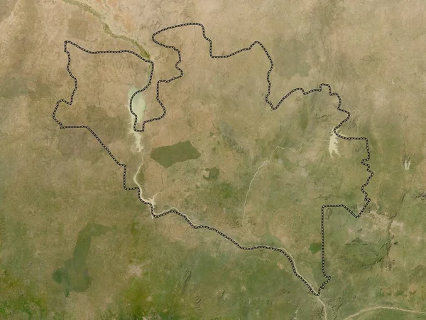 Niger Stato Della Nigeria Mappa Satellitare Bassa Risoluzione — Foto Stock