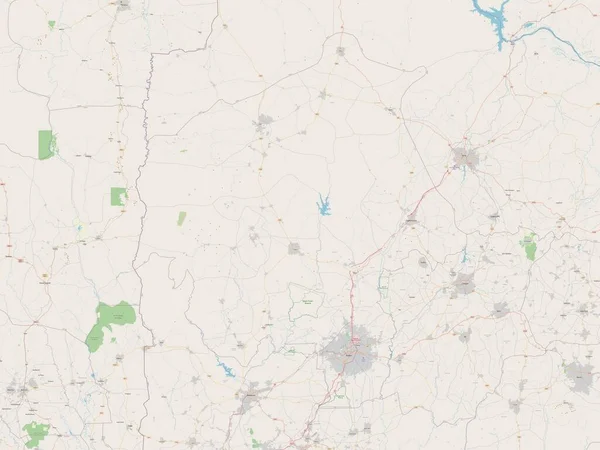 Ойо Штат Нігерія Відкрита Карта Вулиць — стокове фото