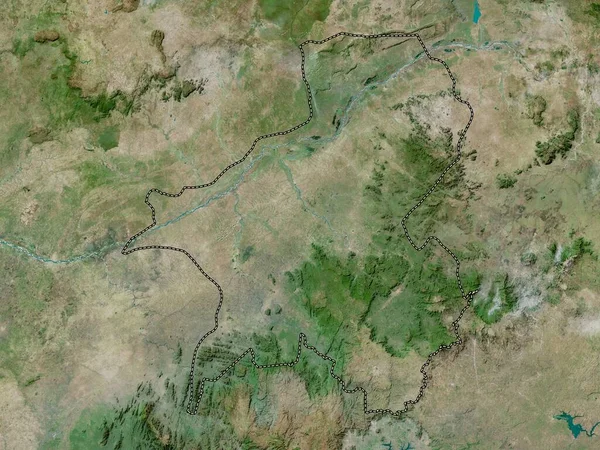 Taraba Staat Nigeria Satellietkaart Met Hoge Resolutie — Stockfoto