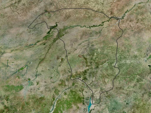 Yobe Estado Nigéria Mapa Satélite Alta Resolução — Fotografia de Stock