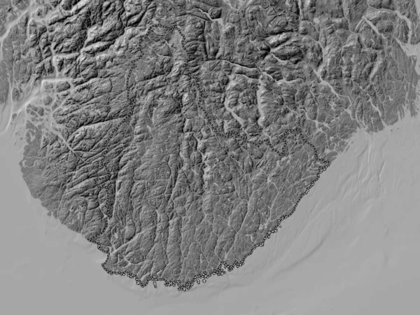 Agder Κομητεία Της Νορβηγίας Υψόμετρο Bilevel Λίμνες Και Ποτάμια — Φωτογραφία Αρχείου