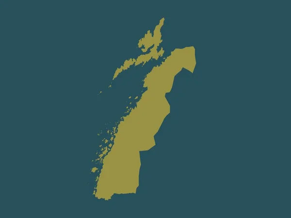 Nordland Επαρχία Της Νορβηγίας Στερεό Χρώμα — Φωτογραφία Αρχείου