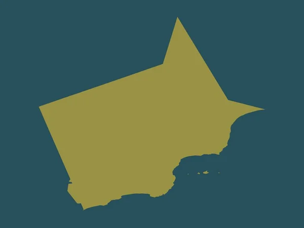 Dhofar Provinsen Oman Fast Färg Form — Stockfoto