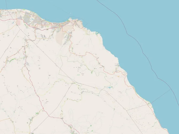 Muscat Province Oman Open Street Map — Stock Photo, Image