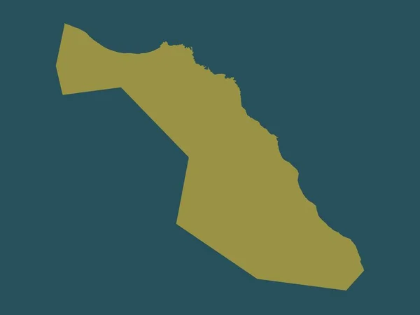 オマーン国のマスカット 単色形状 — ストック写真