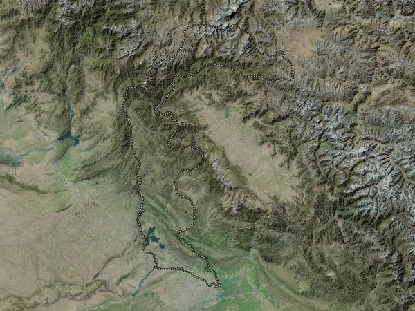 Azad Kashmir Centrally Administered Area Pakistan High Resolution Satellite Map — Stock fotografie