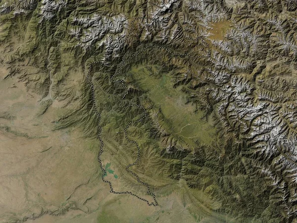 Azad Kashmir Centrally Administered Area Pakistan Low Resolution Satellite Map — Fotografia de Stock