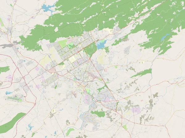 Islamabad Capital Territory Capital Territory Pakistan Open Street Map — Zdjęcie stockowe