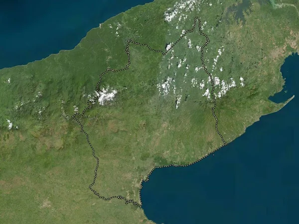 Cocle Province Panama Low Resolution Satellite Map — 图库照片