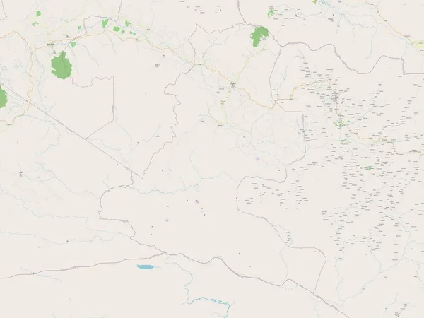 Chimbu Province Papua New Guinea Open Street Map — Stockfoto