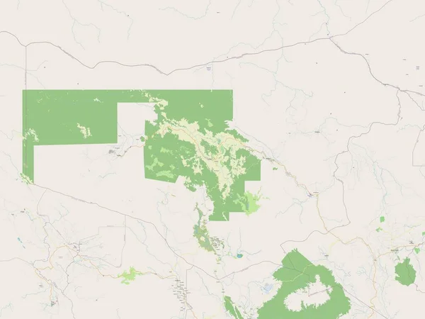 Enga Province Papua New Guinea Open Street Map — Foto Stock