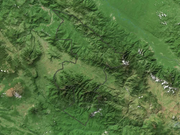 Jiwaka Province Papua New Guinea High Resolution Satellite Map —  Fotos de Stock