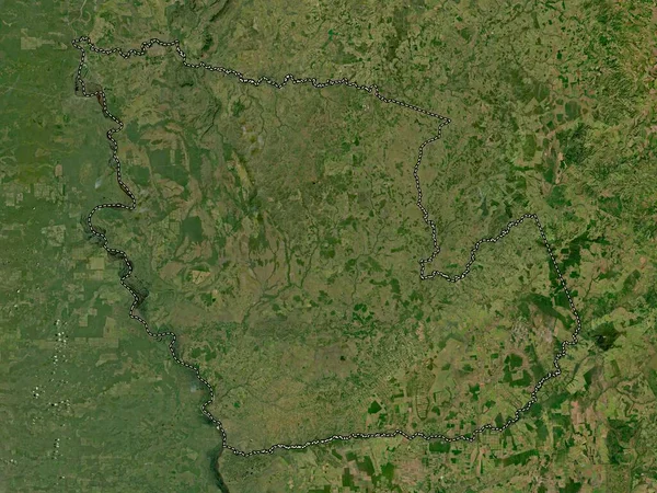 Concepcion Department Paraguay High Resolution Satellite Map — Φωτογραφία Αρχείου