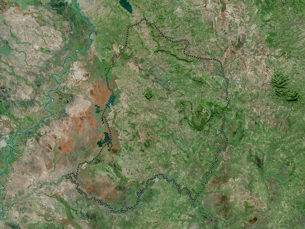 Paraguari Department Paraguay High Resolution Satellite Map — Φωτογραφία Αρχείου