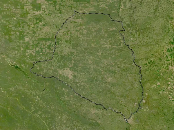 Presidente Hayes Department Paraguay Low Resolution Satellite Map — Φωτογραφία Αρχείου