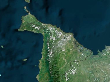 Aklan, province of Philippines. High resolution satellite map