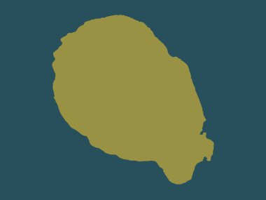 Camiguin, province of Philippines. Solid color shape