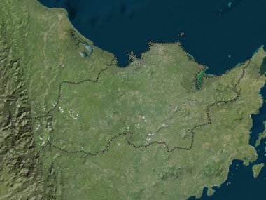 Capiz, province of Philippines. Low resolution satellite map