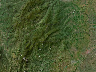 Mountain Province, province of Philippines. High resolution satellite map
