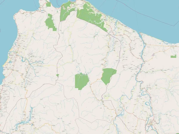 Apayao Province Philippines Open Street Map — 图库照片