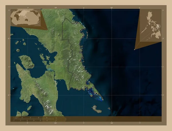 Східний Самар Провінція Філіппіни Супутникова Карта Низькою Роздільною Здатністю Розташування — стокове фото