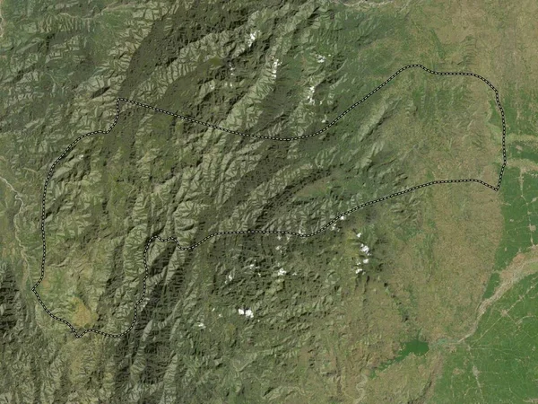 Mountain Province Province Philippines Low Resolution Satellite Map — Stock Photo, Image