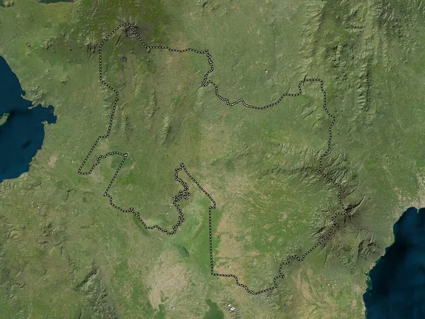 North Cotabato Province Philippines Low Resolution Satellite Map —  Fotos de Stock