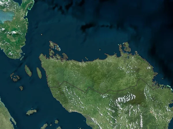 Northern Samar Province Philippines High Resolution Satellite Map — Stok fotoğraf